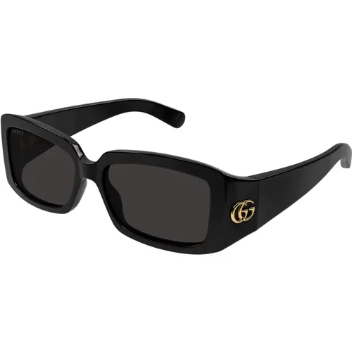 Grey Sonnenbrillen , Damen, Größe: 54 MM - Gucci - Modalova