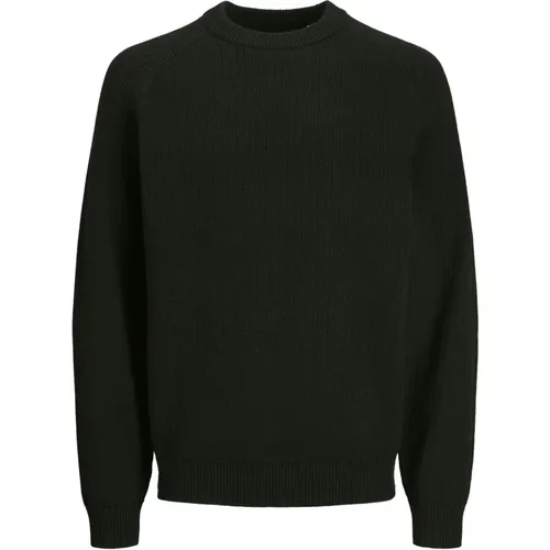 Klassischer Strickpullover , Herren, Größe: S - jack & jones - Modalova