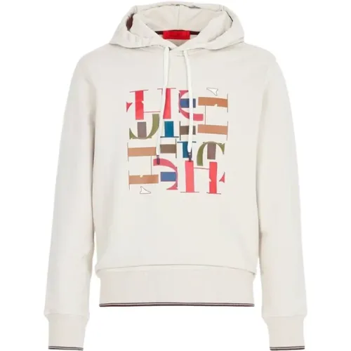 Bestickter Hoodie mit dekonstruierten Initialen , Herren, Größe: L - Carolina Herrera - Modalova