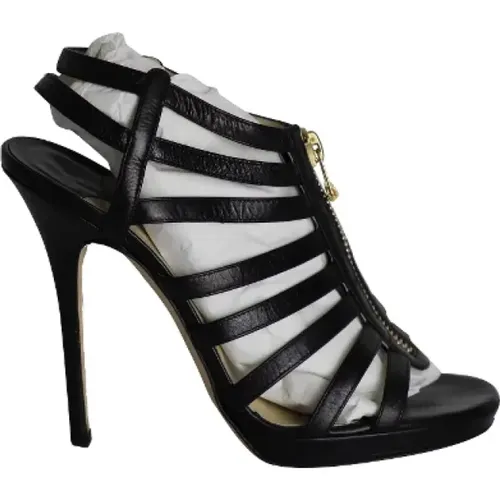 Pre-owned Leder sandals , Damen, Größe: 39 1/2 EU - Jimmy Choo Pre-owned - Modalova