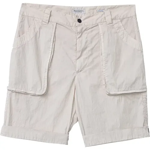 Bermuda Wurkje in Popeline Cotton/Nylon , male, Sizes: W30, W34 - President's - Modalova