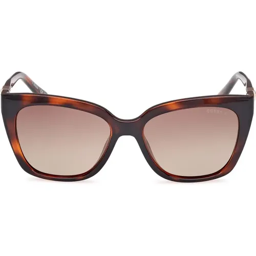 Square Polarized Sunglasses for Women , female, Sizes: 55 MM - Guess - Modalova