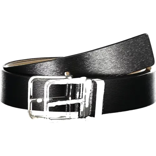 Reversible Leather Belt /Brown Metal Buckle , male, Sizes: 90 CM, 95 CM, 100 CM - Calvin Klein - Modalova