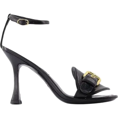 Glamour Leather Sandals with Ankle Strap , female, Sizes: 2 UK, 4 UK, 3 UK - By FAR - Modalova