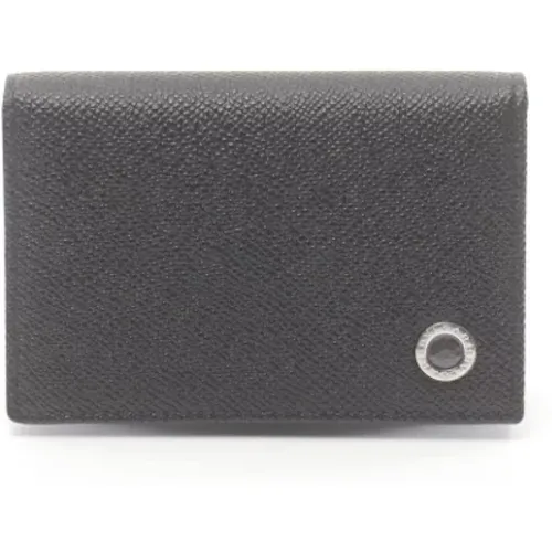 Pre-owned Leather wallets , female, Sizes: ONE SIZE - Bvlgari Vintage - Modalova