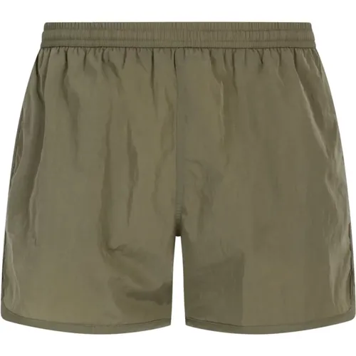 Oliven Grüne Badeshorts , Herren, Größe: 2XL - Ami Paris - Modalova