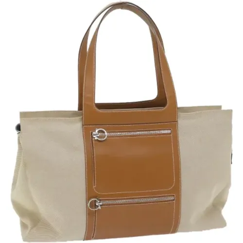 Pre-owned Canvas handbags , female, Sizes: ONE SIZE - Salvatore Ferragamo Pre-owned - Modalova