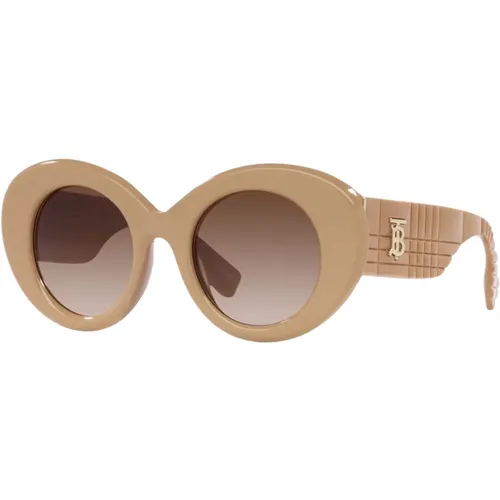 Brown Shaded Sunglasses Margot BE , female, Sizes: 49 MM - Burberry - Modalova