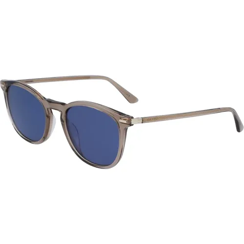 Ck22533S Sunglasses, Oyster/Blue,Havana/Blue Sunglasses,/Grey Blue Sunglasses,Butterscotch/Green Sunglasses - Calvin Klein - Modalova