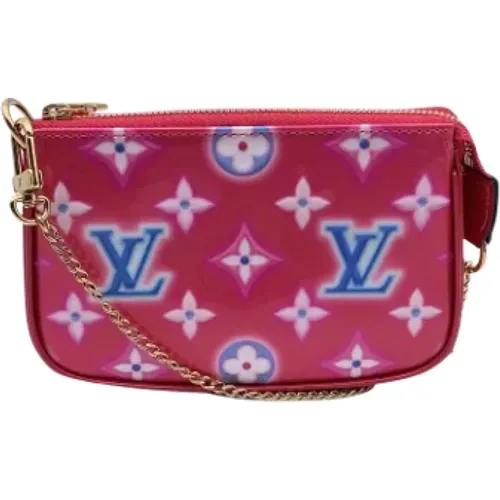 Pre-owned Leather clutches , female, Sizes: ONE SIZE - Louis Vuitton Vintage - Modalova