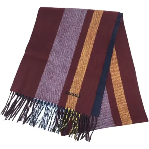 Pre-owned Cashmere scarves , female, Sizes: ONE SIZE - Hermès Vintage - Modalova