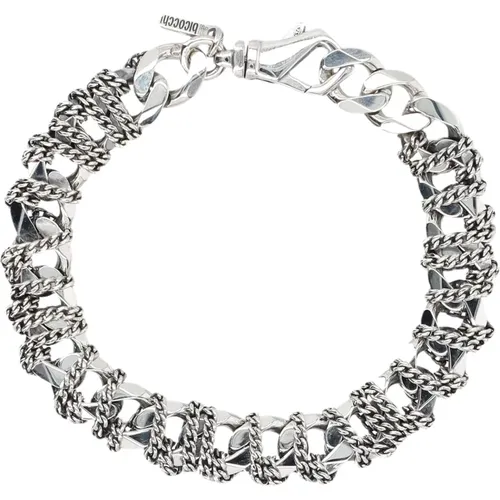 Chain Bracelet + Wrap Chain , female, Sizes: L - Emanuele Bicocchi - Modalova