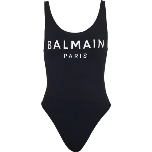 Paris One-piece Swimsuit , female, Sizes: M, S - Balmain - Modalova