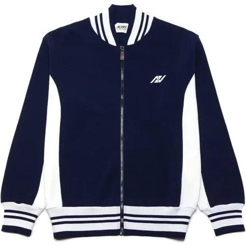 Jacket Sporty Apperel Navy-M , male, Sizes: L, M - Autry - Modalova