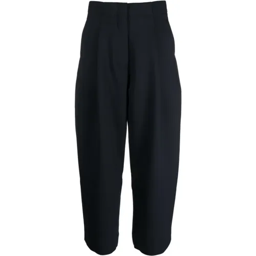 Wide Leg Cropped Trousers , female, Sizes: 2XS - Studio Nicholson - Modalova