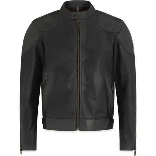 Leather Legacy Jacket , male, Sizes: M, L - Belstaff - Modalova