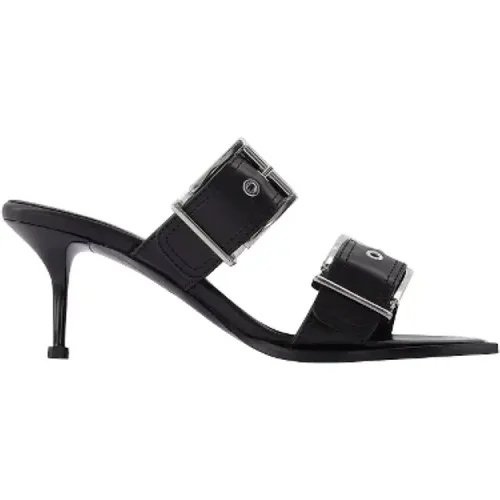 Leder heels Alexander McQueen - alexander mcqueen - Modalova