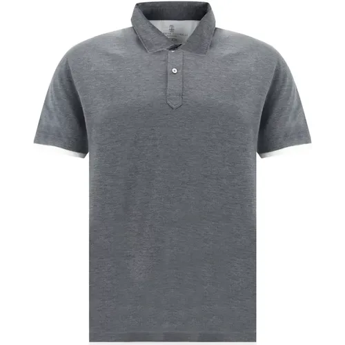 Men's Clothing Shirts Ss24 , male, Sizes: XL - BRUNELLO CUCINELLI - Modalova