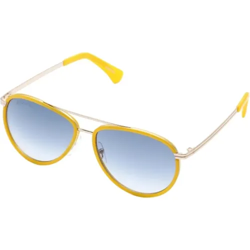 Gelbe Metall Damen Sonnenbrille - Lancaster - Modalova