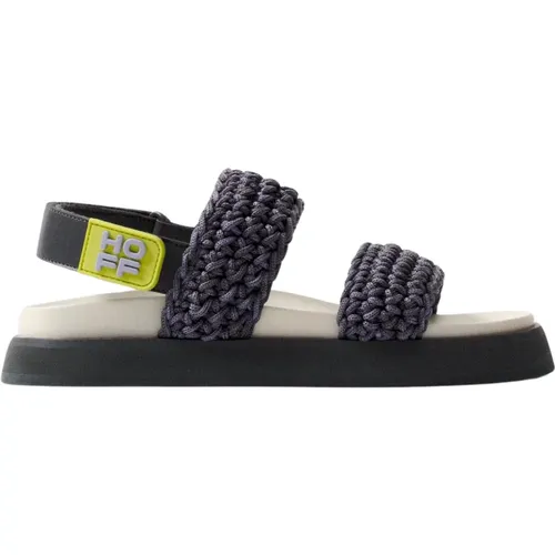 Geflochtene Sandale mit Memory Foam , Damen, Größe: 37 EU - Hoff - Modalova