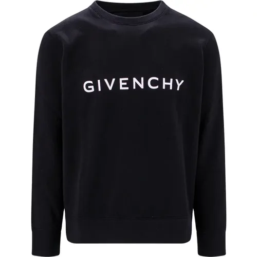 Cotton Sweatshirt with Logo Print , male, Sizes: XL, S, 2XL, XS, M - Givenchy - Modalova