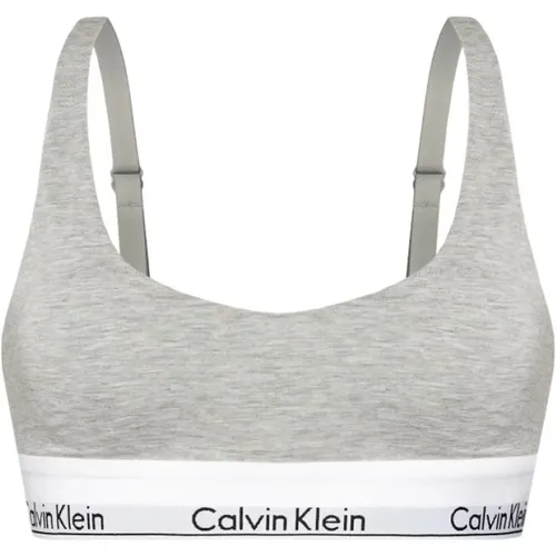 Verstellbarer Träger-Logo-Bralette , Damen, Größe: L - Calvin Klein - Modalova