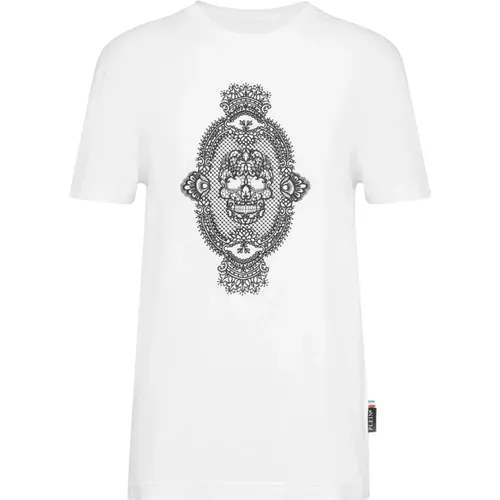 Coole Grafik Tee Fadcwtk3329Pjy002N01 , Damen, Größe: XL - Philipp Plein - Modalova