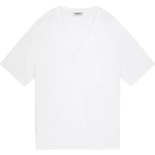 T-Shirts , Damen, Größe: M - Dondup - Modalova