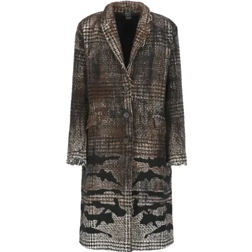 Coat with Prince Pattern , female, Sizes: XS, S, M - Avant Toi - Modalova