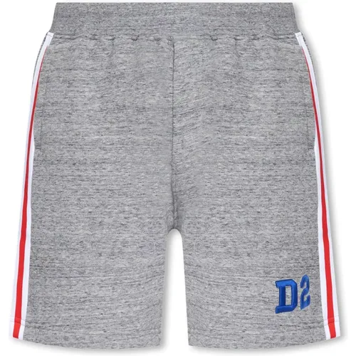 Shorts mit Logo , Herren, Größe: XL - Dsquared2 - Modalova