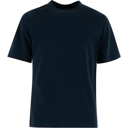 Blau Jersey Piquet T-Shirt , Herren, Größe: L - Circolo 1901 - Modalova