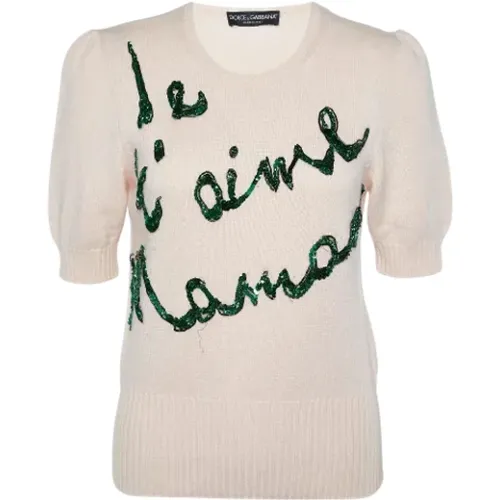 Pre-owned Cashmere tops , female, Sizes: M - Dolce & Gabbana Pre-owned - Modalova
