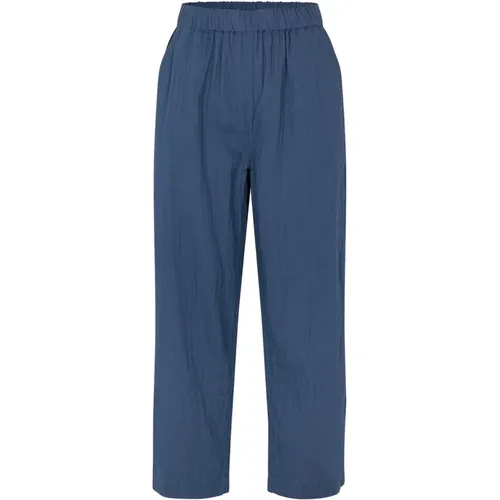 Cropped Trousers , female, Sizes: XL - Rabens Saloner - Modalova