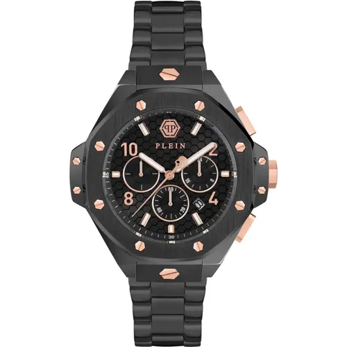 Chrono Royal Stainless Steel Watch , male, Sizes: ONE SIZE - Philipp Plein - Modalova