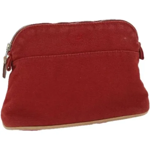 Pre-owned Canvas pouches , female, Sizes: ONE SIZE - Hermès Vintage - Modalova