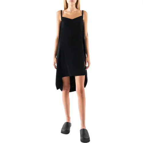 Short Day Dress with Square Neckline , female, Sizes: XS - MM6 Maison Margiela - Modalova