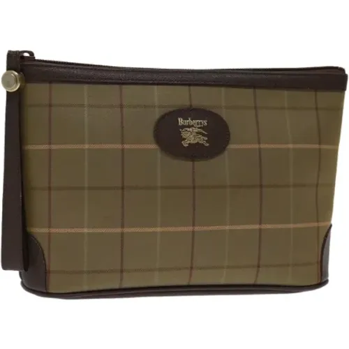 Pre-owned Canvas clutches , Damen, Größe: ONE Size - Burberry Vintage - Modalova