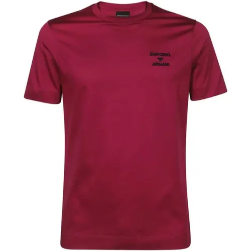Basic T-Shirt , male, Sizes: S, M, L - Emporio Armani - Modalova