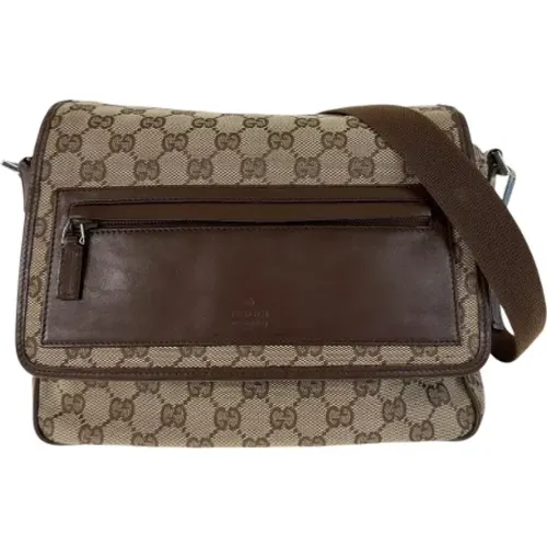 Pre-owned Canvas crossbody-bags , male, Sizes: ONE SIZE - Gucci Vintage - Modalova