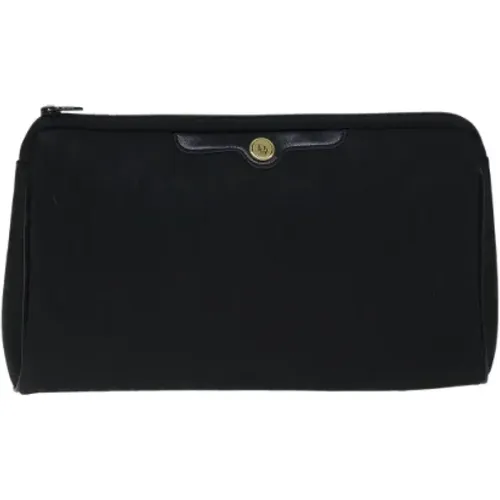 Pre-owned Canvas clutches , female, Sizes: ONE SIZE - Dior Vintage - Modalova