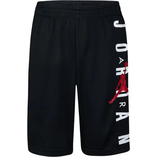 Schwarze sportliche Shorts mit Logodruck - Jordan - Modalova