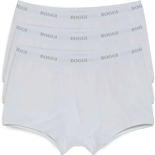 Stretch-Baumwoll-Jersey-Boxershorts , Herren, Größe: M - Boggi Milano - Modalova