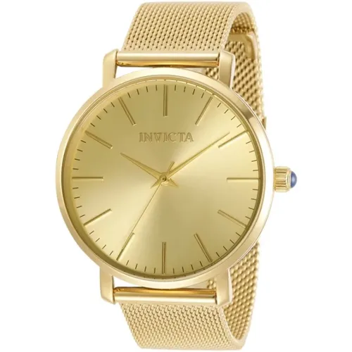 Angel 31071 Damen Quarzuhr - Goldzifferblatt - Invicta Watches - Modalova