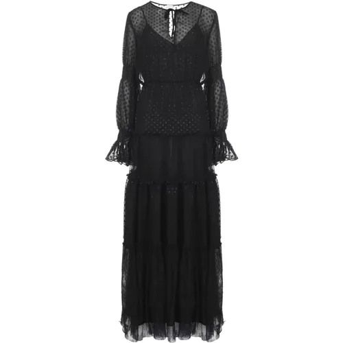 Plumetis Fil Dress , female, Sizes: M - pinko - Modalova