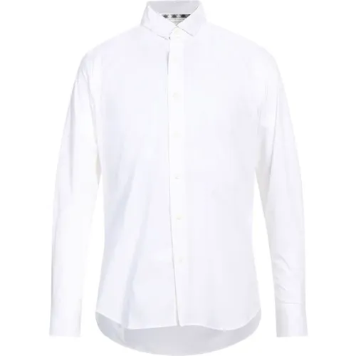 Elegantes weies Baumwollmischhemd , Herren, Größe: 4XL - Aquascutum - Modalova