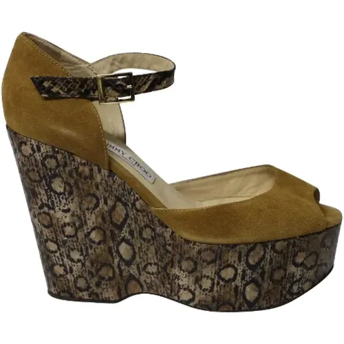 Pre-owned Suede heels , female, Sizes: 9 UK - Jimmy Choo Pre-owned - Modalova