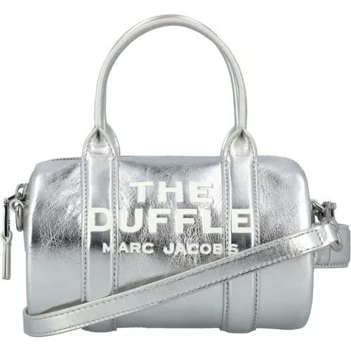 Metallic Silver Mini Duffle Bag , female, Sizes: ONE SIZE - Marc Jacobs - Modalova