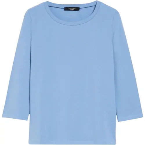 T-Shirt mit Schmetterlingsmotiv - Max Mara Weekend - Modalova