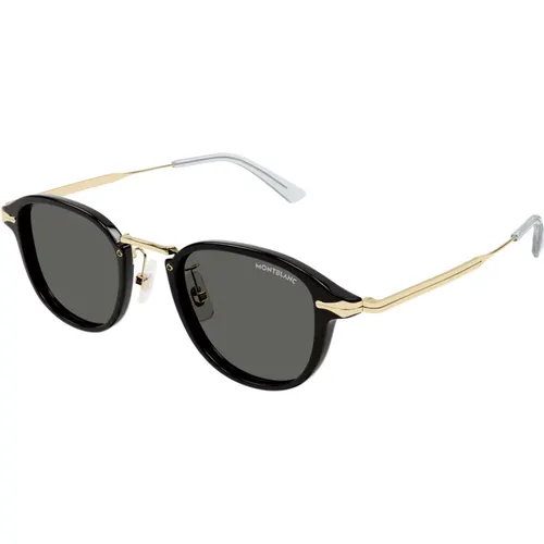 Sunglasses Mb0336S Color 001 , male, Sizes: 48 MM - Montblanc - Modalova