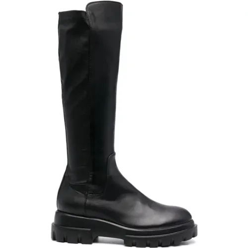 Schwarze Damen Stiefeletten , Damen, Größe: 40 EU - AGL - Modalova